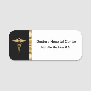 Classy Medical staff Caduceus Symbol Naamplaatje
