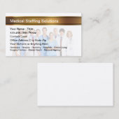 Classy Medical Staffing Recruitment Agency Visitekaartje (Voorkant / Achterkant)