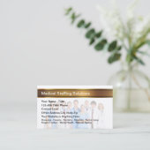 Classy Medical Staffing Recruitment Agency Visitekaartje (Staand voorkant)