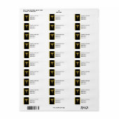 Classy Medische Kantoor Bulk Return-adreslabels Etiket (Full Sheet)