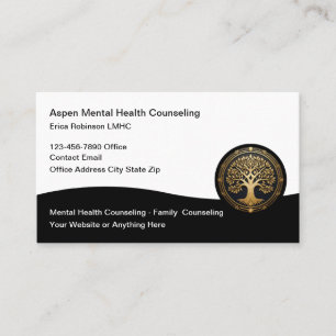 Classy Mental Health Counseling Tree of Life Thema Visitekaartje