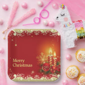Classy Merry-Bord voor kerstpapier Papieren Bordje (Feest)