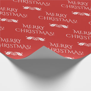 Classy "MERRY CHRISTMAS!" Verpakkingspapier Cadeaupapier