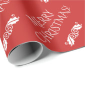 Classy "MERRY CHRISTMAS!" Verpakkingspapier Cadeaupapier (Rol Hoek)