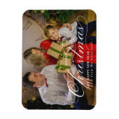 Classy Merry Happy Nieuwjaar op maat Magneet (Verticaal)