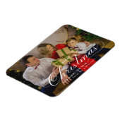 Classy Merry Happy Nieuwjaar op maat Magneet (Linkerzijde)