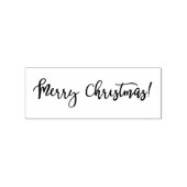 Classy Merry Kerstmis Rubberstempel (Afrduk)