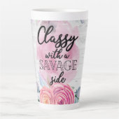 Classy met een kant van Savage Latte Mok (Voorkant)