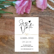 Classy minimalistische uilen, verliefd op de datum