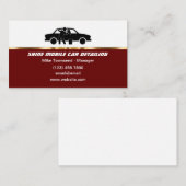 Classy Mobile Car met gedetailleerde gegevens over Visitekaartje (Voorkant / Achterkant)