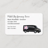 Classy Mobile Dog Grooming Visitekaartjes (Voorkant)