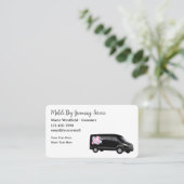 Classy Mobile Dog Grooming Visitekaartjes (Staand voorkant)