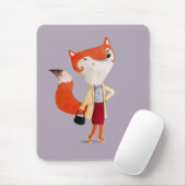 Classy Mod Fox Girl Muismat (Met muis)