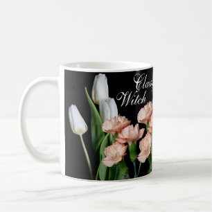 Classy mode illustratie floral boho koffiemok