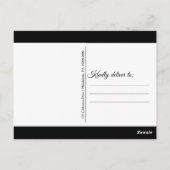 Classy Modern Afstuderen Naam Foto Dank u Briefkaart (Achterkant)