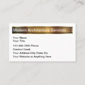 Classy Modern Architecture Services Visitekaartje (Voorkant)