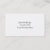 Classy Modern Attorney Law Kantoor Visitekaartjes (Achterkant)