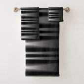Classy Modern Black en White Pattern Bad Handdoek (Insitu)