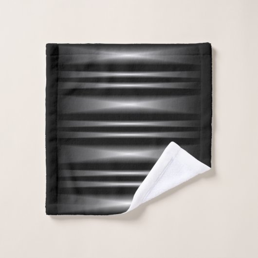 Classy Modern Black en White Pattern Bad Handdoek (Wasdoekje)