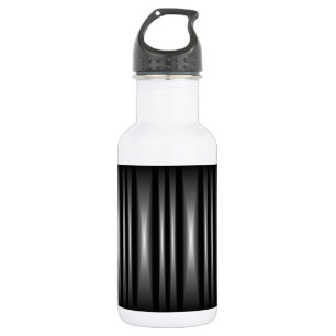 Classy Modern Black en White Pattern Waterfles