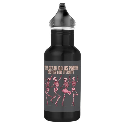 Classy Modern Bruidsmeisje Gift Waterfles (Rechts)