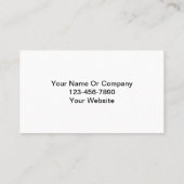 Classy Modern Dog Trainer Visitekaartjes (Achterkant)