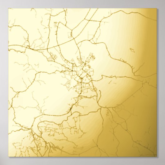 Classy Modern Elegant cadeaukaart van Karlovac Kro Folie Afdrukken (Voorkant)