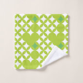 Classy Modern Esthetisch Sterrenpatroon Luxe Bad Handdoek (Wasdoekje)