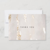 Classy Modern Gold Foil Business Bedankkaart (Voorkant)