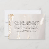 Classy Modern Gold Foil Business Bedankkaart (Achterkant)