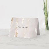 Classy Modern Gold Foil Folded Business Bedankkaart (Voorkant)