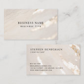Classy Modern Gold Foil Professional Visitekaartje (Voorkant / Achterkant)