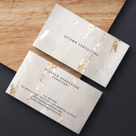 Classy Modern Gold Foil Visitekaartje