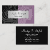 Classy Modern Hairdresser Visitekaartje (Voorkant / Achterkant)