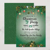 Classy Modern Holiday Elegant Kerstmis Kaart (Voorkant / Achterkant)