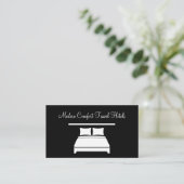Classy Modern Hotel Travel Business Cards Visitekaartje (Staand voorkant)
