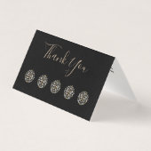 Classy Modern Mini Dank u kaarten (Voorkant)