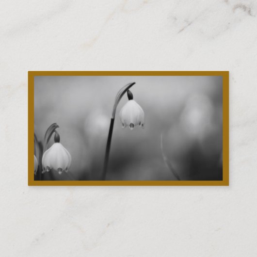 Classy modern minimalistisch blauw goud visitekaartje (Achterkant)