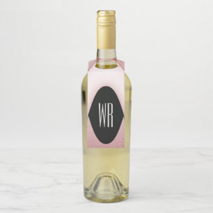 Classy Modern Monogrammed Design Flessenhanger