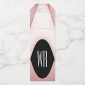 Classy Modern Monogrammed Design Flessenhanger (Voorkant)
