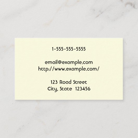 Classy & Modern Nail Tech Visitekaartje (Achterkant)