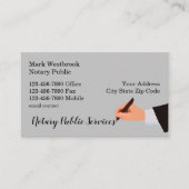 Classy Modern Notional Services Visitekaartje (Voorkant)