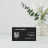 Classy Modern Private Detective Visitekaartje (Staand voorkant)