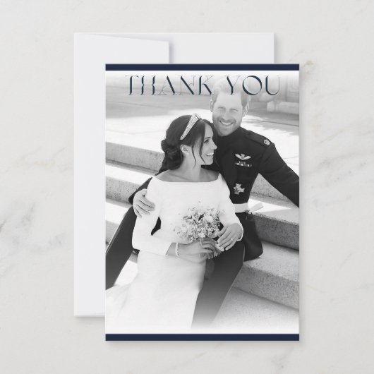 Classy moderne marine dank u kaart - Expression (Voorkant)