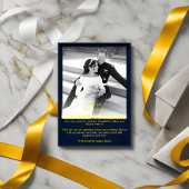 Classy moderne marine dank u kaart - Expression