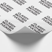 Classy Moeder Fu Funny Rude Offente T-Shirts Cadeaupapier (Hoek)