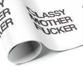 Classy Moeder Fu Funny Rude Offente T-Shirts Cadeaupapier (Rol Hoek)