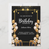 Classy Moments Uitnodiging voor verjaardagsviering (Voorkant)