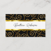 Classy Monogram Business Cards Visitekaartje (Voorkant)