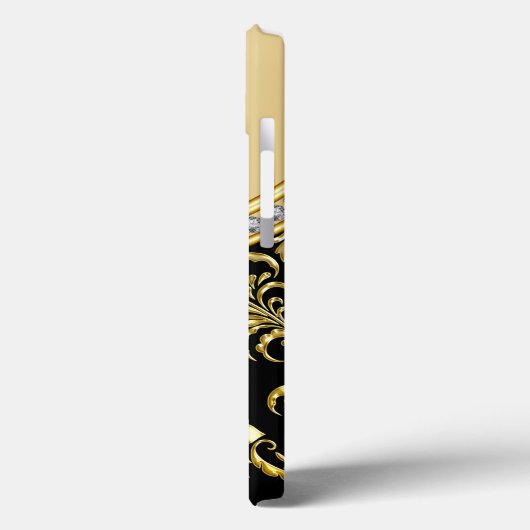 Classy Monogram Case-Mate iPhone Case (Achterkant / Links)